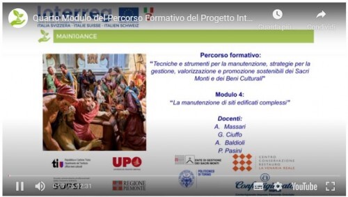 Il quarto Modulo formativo si trova online sul canale YouTube del progetto