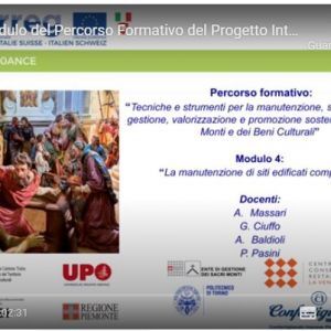 Il quarto Modulo formativo si trova online sul canale YouTube del progetto