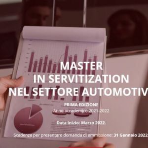 Università - Nuovo master  in Servitization nel settore Automotive