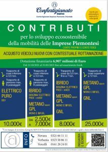 Contributi per lo sviluppo ecosostenibile della mobilità delle imprese piemontesi - SCADUTO