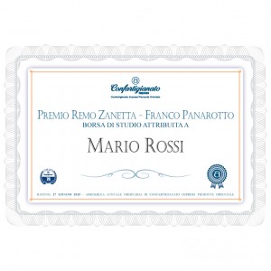 Premio di studio Remo Zanetta - Franco Panarotto   