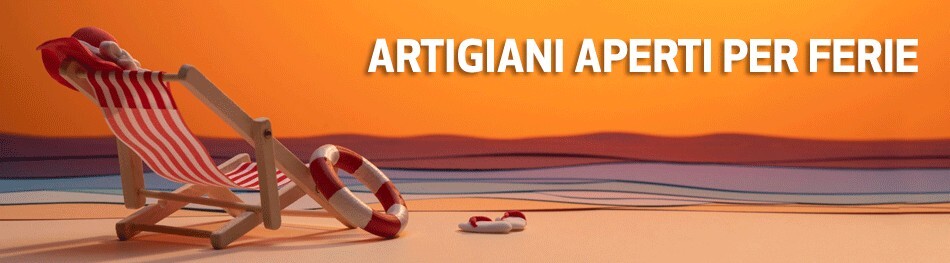 artigiani aperti per ferie